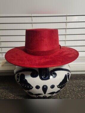 Red Fedora Hat